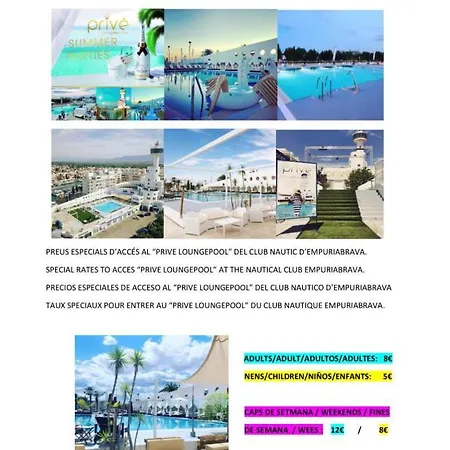 아파트 Front Beach D-luxe 엠푸리아브라바